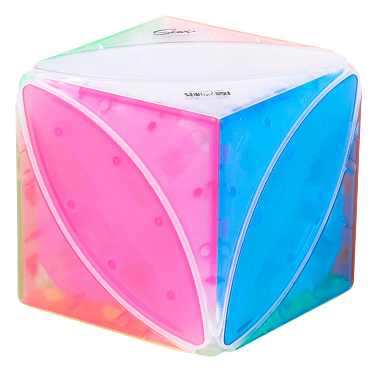 QiYi Ice Amber Ivy Cube Tiled Transparent → MasterCubeStore