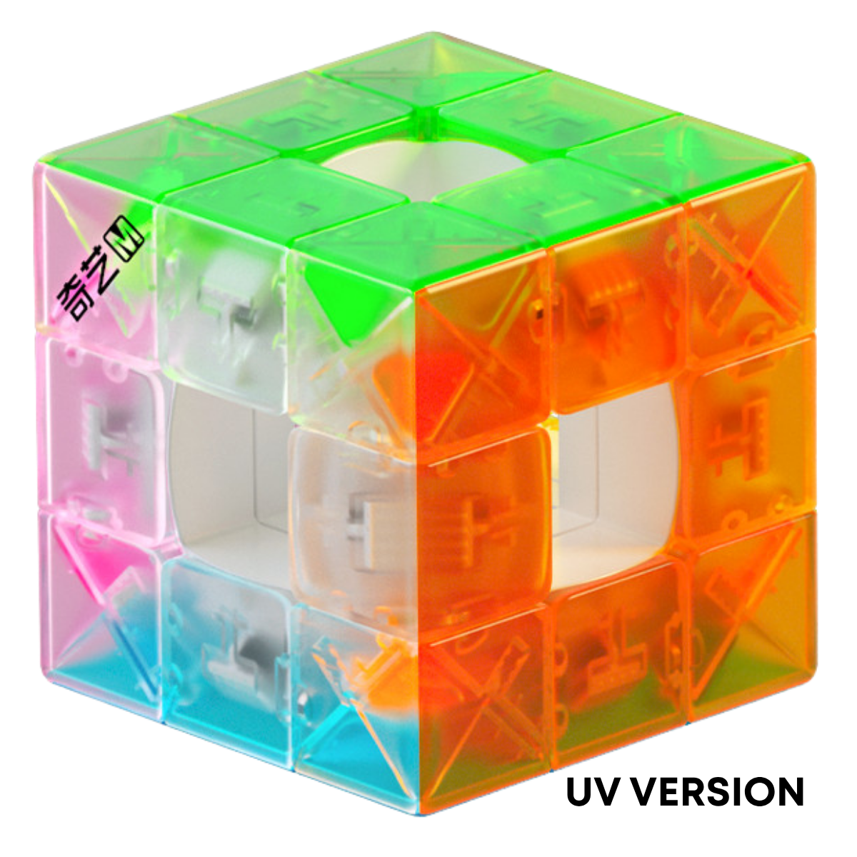 QiYi Void 3x3 Magnetic Speed Cube UV Coated Colore → MasterCubeStore