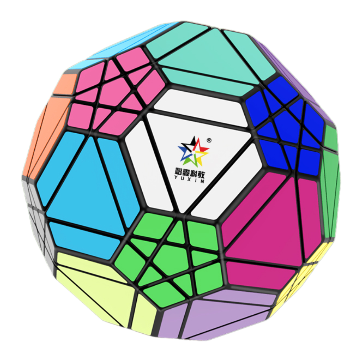 YuXin 20‑Axis Soccer Football Cube Black - 32-Face → MasterCubeStore