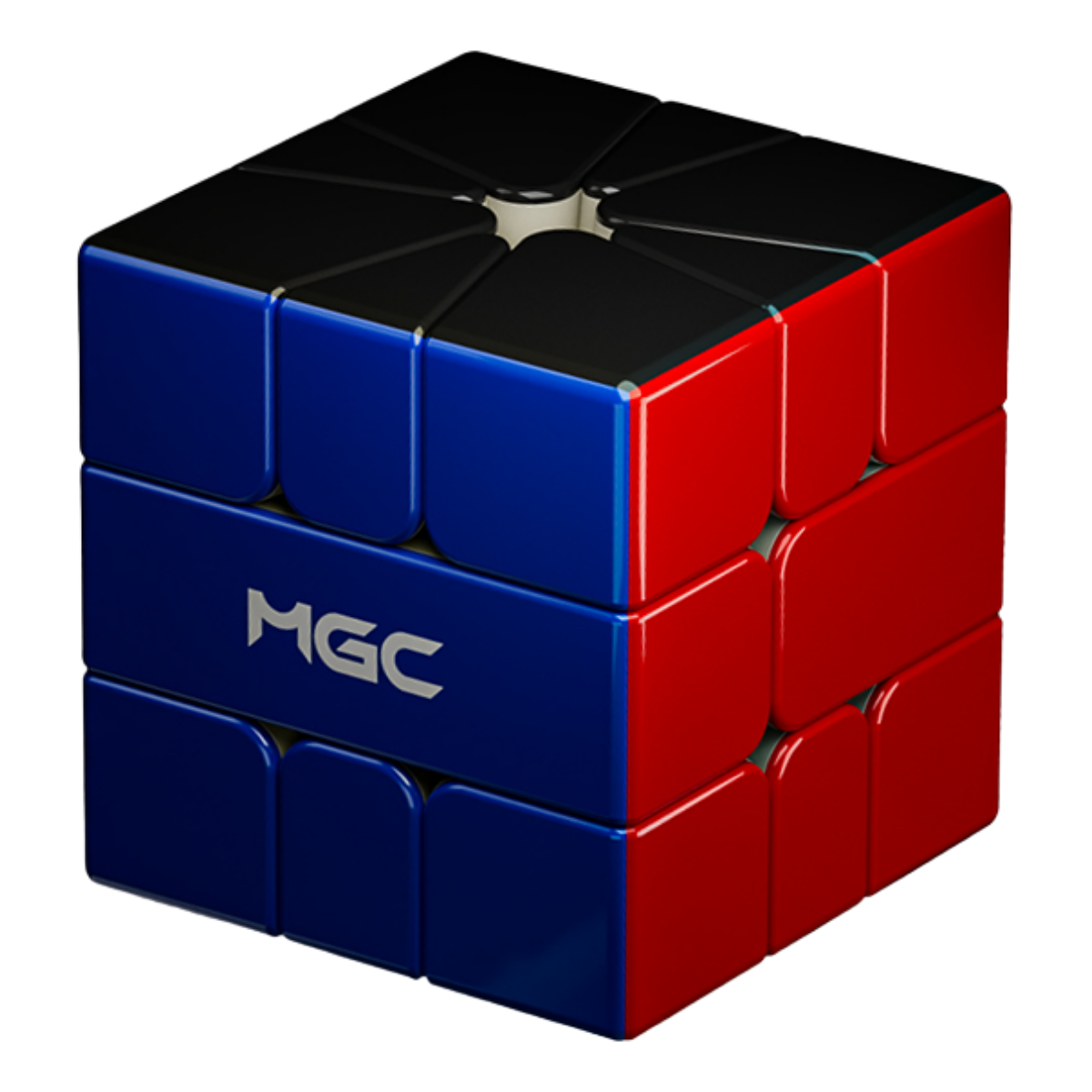 YJ MGC Square-1 V2 Magnetic UV Coated Black Caps S → MasterCubeStore