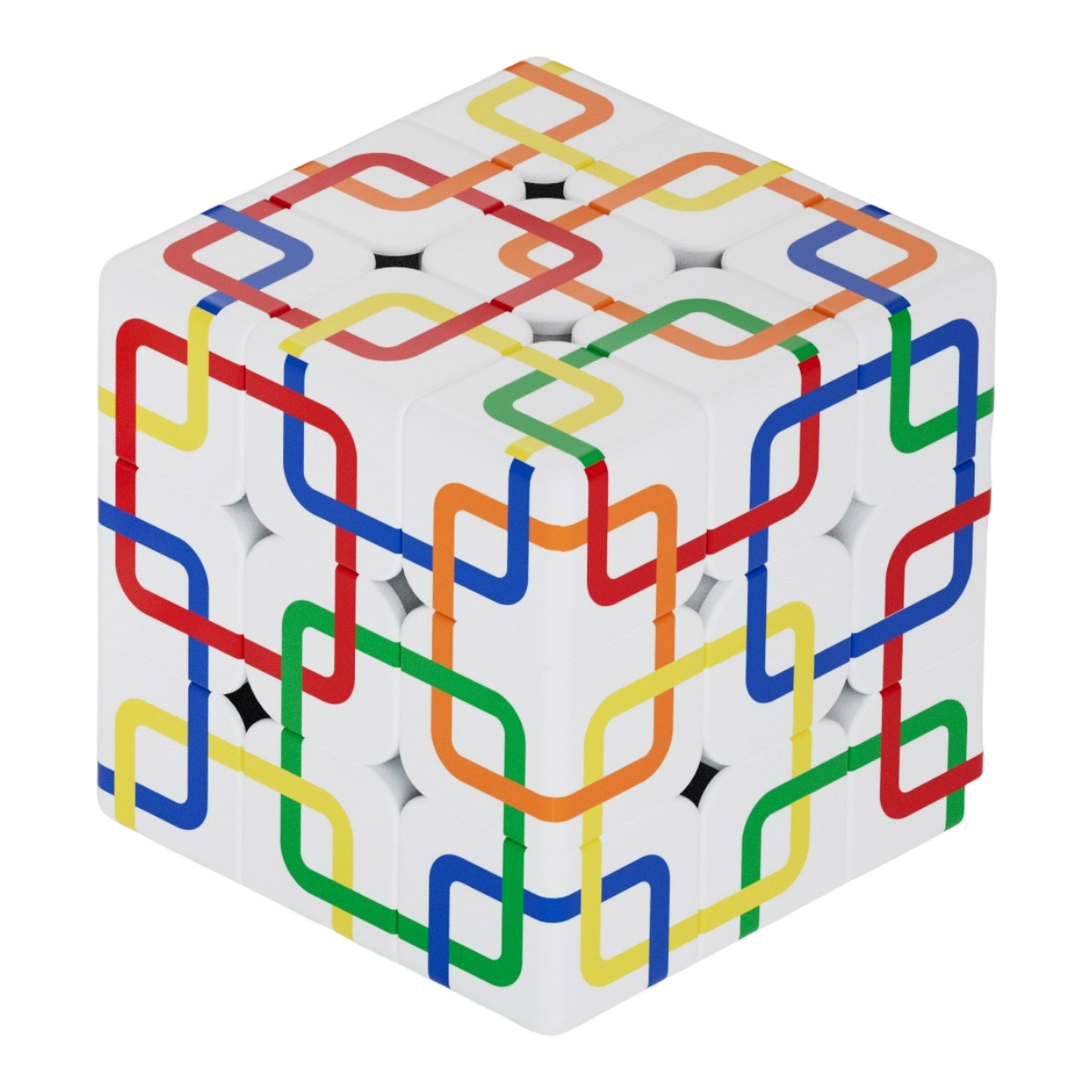 Z Cube Grid Chain 3x3 Pattern Puzzle Cube UV Print → MasterCubeStore