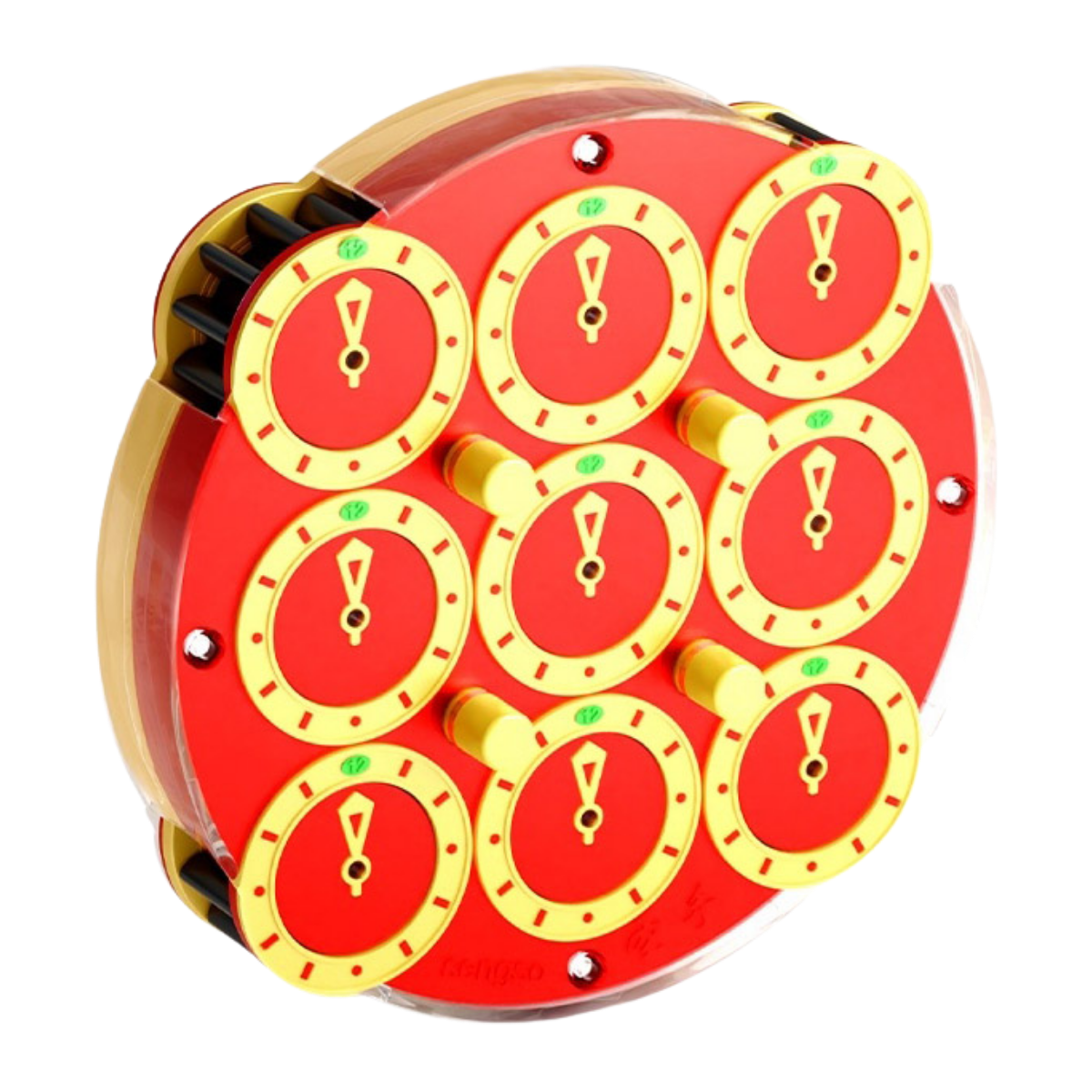 SengSo Classic 4x4 Magic Clock V2 Magnetic Gold/Re → MasterCubeStore