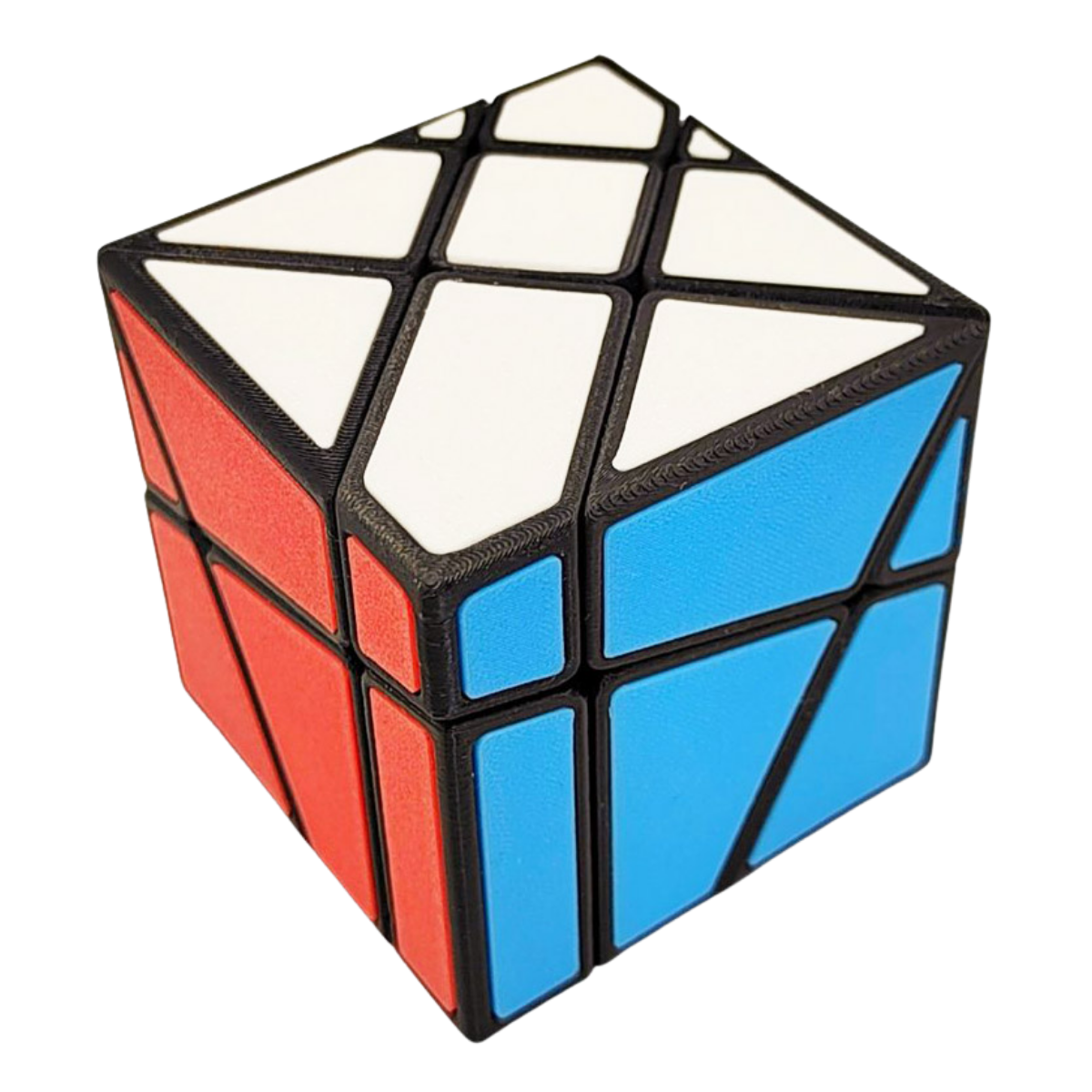 ZePuzzles Crazy Fisher 2x3x3 Cube Black with 6-Col → MasterCubeStore