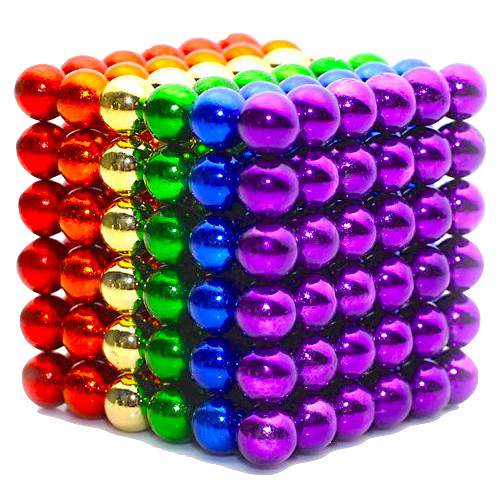 216pcs 5mm Magnetic Multi-Coloured Ball Posted From Ireland 
