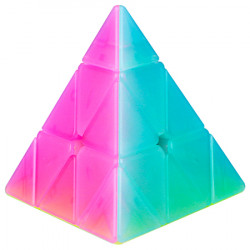 QiYi Neon 2x2, 3x3, Pyraminx Bundle Jelly Transparent