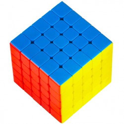 5x5 SUPER Puzzle Cube LSMY Speed Cubes Toy Matte Sticker Black Rubik's Kube 