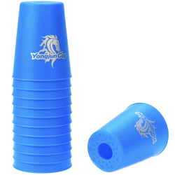 YJ Pure Color Flying Cups Blue