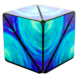 Shashibo Magnetic Folding Fidget Cube Blue