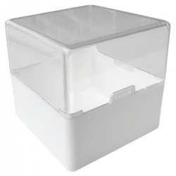 Plastic Cube Box Transparent (60mm)